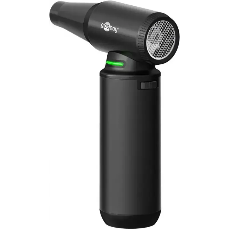 Electric air duster Goobay Tools 77831, 180 W, Li‑Ion, up to 130000 RPM, 1.83 h runtime
