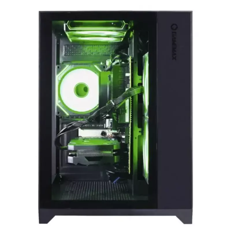 PC workstation Hyrican PCK07796 — AMD Ryzen 7 5700X, 16 GB DDR4, 1 TB SSD, NVIDIA GeForce RTX 5060 Ti, Windows 11 Home, Black