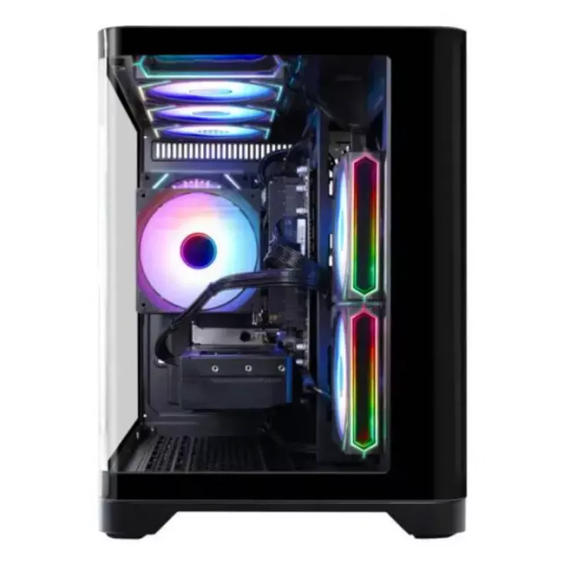 PC workstation Hyrican PCK07804 — AMD Ryzen 7 5700X, 16 GB DDR4, 1 TB SSD, NVIDIA GeForce RTX 5070, Windows 11 Home, 750 W, Black