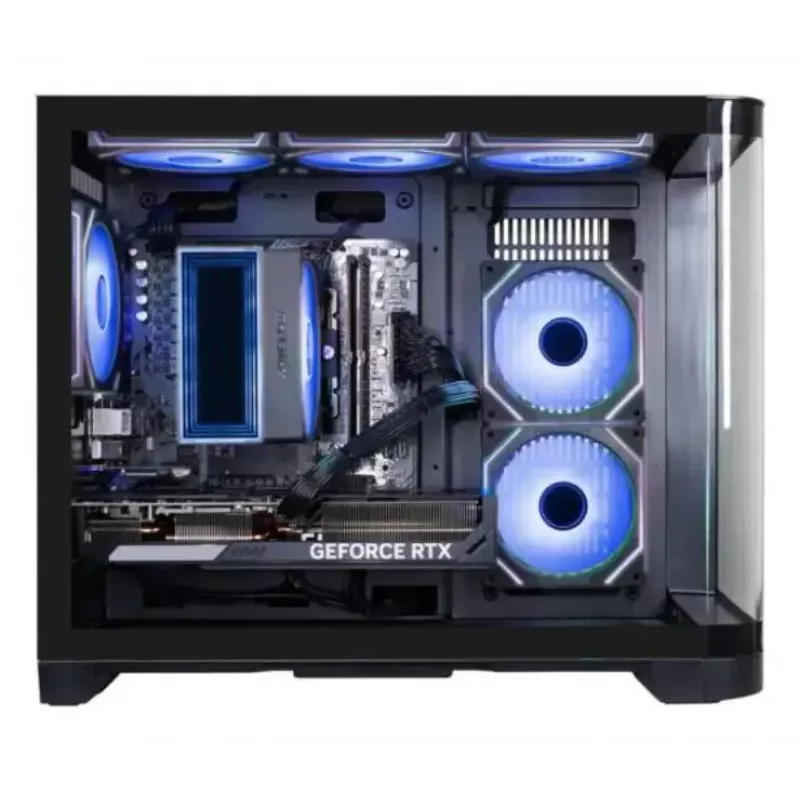 PC workstation Hyrican PCK07804 — AMD Ryzen 7 5700X, 16 GB DDR4, 1 TB SSD, NVIDIA GeForce RTX 5070, Windows 11 Home, 750 W, Black