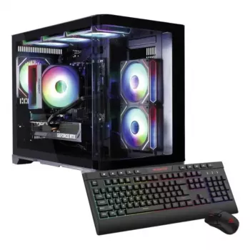 PC workstation Hyrican PCK07804 — AMD Ryzen 7 5700X, 16 GB DDR4, 1 TB SSD, NVIDIA GeForce RTX 5070, Windows 11 Home, 750 W, Black