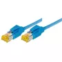 Tecline 5m Cat.6A networking cable Blue Cat6a S/FTP RJ-45