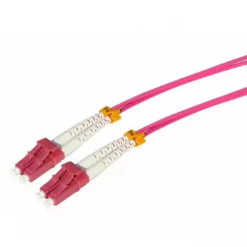 Fibre optic cable Tecline 798LS00 LC SC OM4 0.5 m Pink Violet