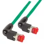 Networking Cable EFB Elektronik K4137GN.1.5 RJ-45 Cat6a 1.5m Green