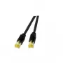Networking cable EFB Elektronik K8560SW.20 RJ45 Cat6a 20m Black