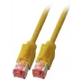 Networking Cable EFB Elektronik K8708GE.7,5 RJ-45 Cat6a 7.5 m Yellow