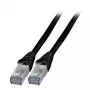 Networking Cable EFB Elektronik K5538SW.2 RJ-45 Cat6a 2m Black