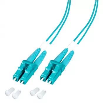 Fibre optic cable EFB Elektronik O0312.2-1.2 LC OM3 2 m Turquoise