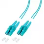 Fibre optic cable EFB Elektronik O0312.2-1.2 LC OM3 2 m Turquoise