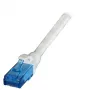 Networking cable EFB Elektronik K8109GR.1 Cat6a U/UTP Grey 1 m RJ‑45 gold contacts