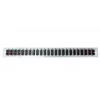 Patch panel accessory EFB Elektronik SB-FP-24SC-D-V-OM3 — 1U rack mount, 432×13×43.5 mm, grey