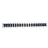 Patch panel accessory EFB Elektronik SB-FP-24SC-D-V-OS2 — 1U rack mount, 432×13×43.5 mm, grey