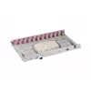 EFB Elektronik B71203L12OM4 Fibre Splice Box, SC 50/125 µm OM4, 12 Pigtails/6 Couplers, Pull-out
