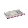 EFB Elektronik B71203L12OM4 Fibre Splice Box, SC 50/125 µm OM4, 12 Pigtails/6 Couplers, Pull-out