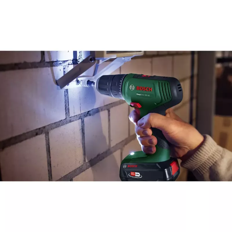 Cordless drill Bosch EasyDrill 18V-40, 2-speed, 13 mm keyless chuck
