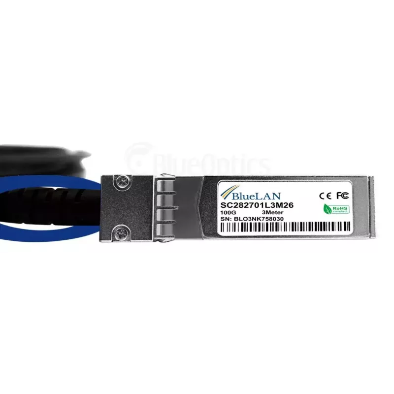 Network Cable BlueOptics YFNDD-BL QSFP28 4xSFP28 InfiniBand 2m Orange