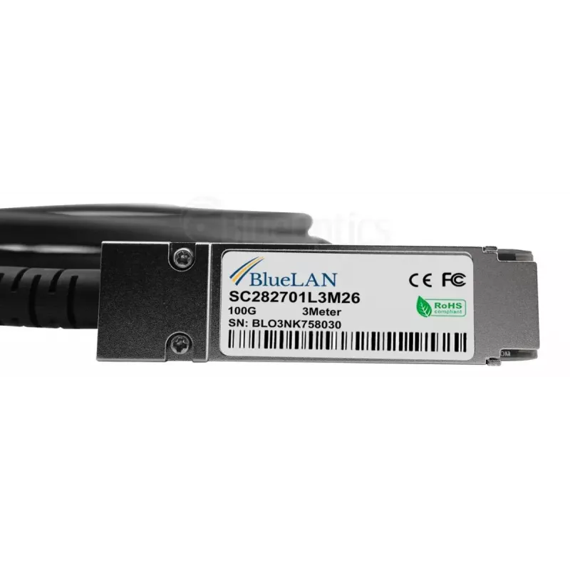 Network Cable BlueOptics YFNDD-BL QSFP28 4xSFP28 InfiniBand 2m Orange