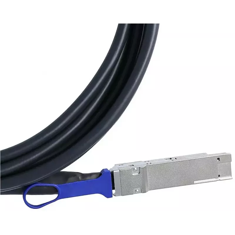 BlueOptics QDD-400-CU2M-BL InfiniBand fibre optic cable 2 m QSFP-DD Black
