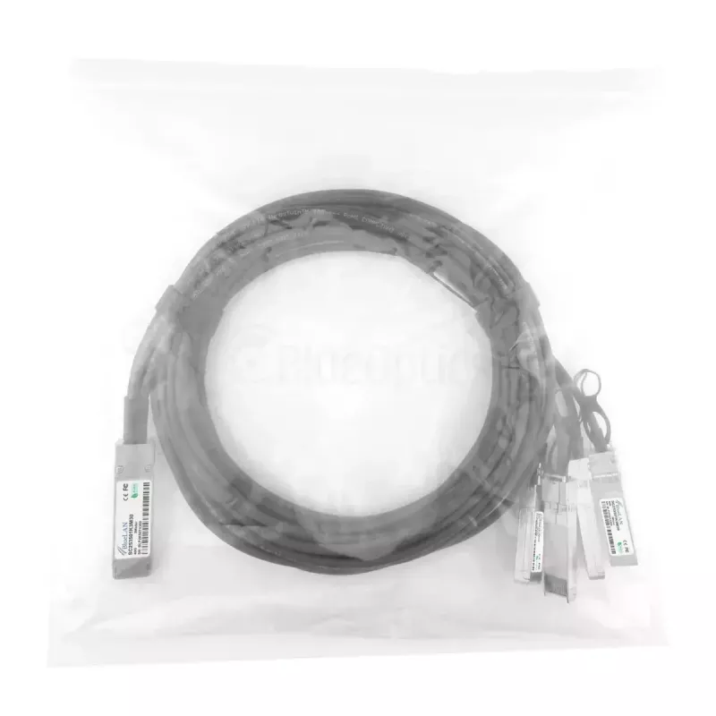 Network Cable BlueOptics ET7402-25DAC-2M-BL QSFP28 4xSFP28 InfiniBand 2m Black