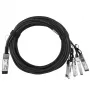 Network Cable BlueOptics ET7402-25DAC-2M-BL QSFP28 4xSFP28 InfiniBand 2m Black