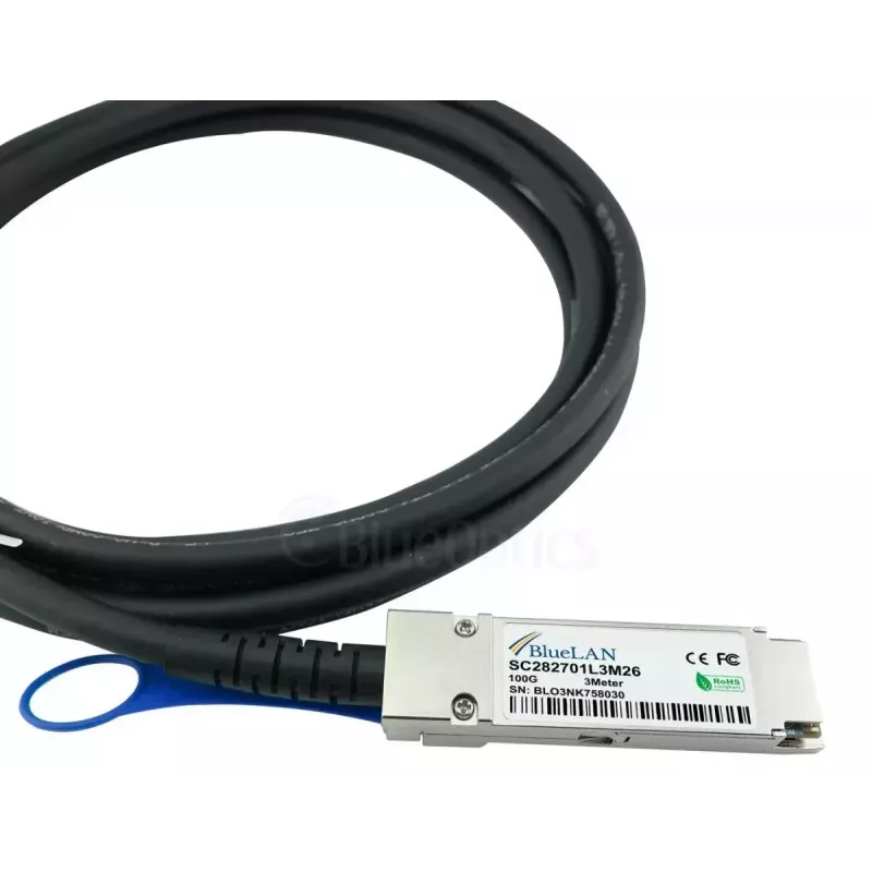 BlueOptics XQ+BC0003-XS+-BL InfiniBand/fibre optic cable 3 m QSFP28 4xSFP28 Male/Male