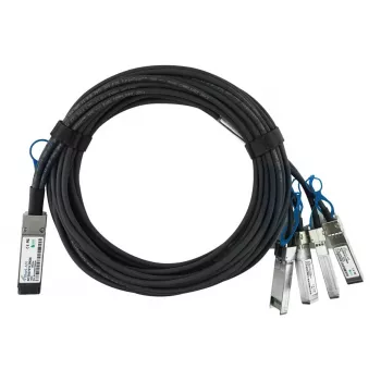 DAC Cable BlueOptics MCP7F00-A01AR-BL 2m QSFP28 to 4x SFP28 Black