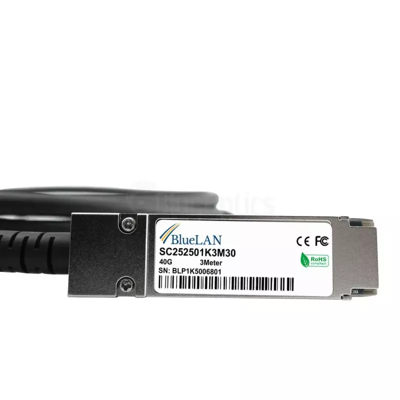 BlueOptics 40GB-C05-QSFP-EN-BL InfiniBand fibre optic cable 5 m Male/Male