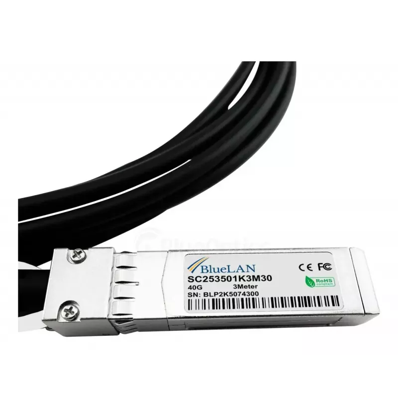 Network Cable BlueOptics JG331A-BL QSFP 4 x SFP+ InfiniBand 5 m Black
