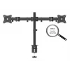 PureMounts PM-OFFICE-02 monitor mount / stand 68.6 cm (27 inch) Desk Black