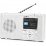 Reflexion TRA23DAB DAB+ tabletop radio white with Bluetooth and 20 presets
