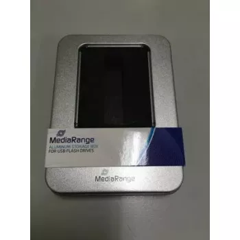 Storage box MediaRange BOX901 Rectangular Aluminium Plastic Silver