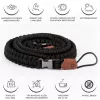 Camera strap JetWorld The Traveler (C-Rope) — nylon, black, max length 100 cm