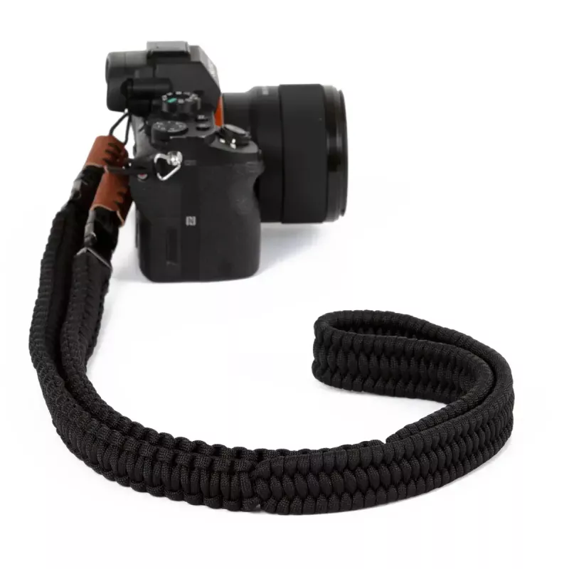 Camera strap JetWorld The Traveler (C-Rope) — nylon, black, max length 100 cm