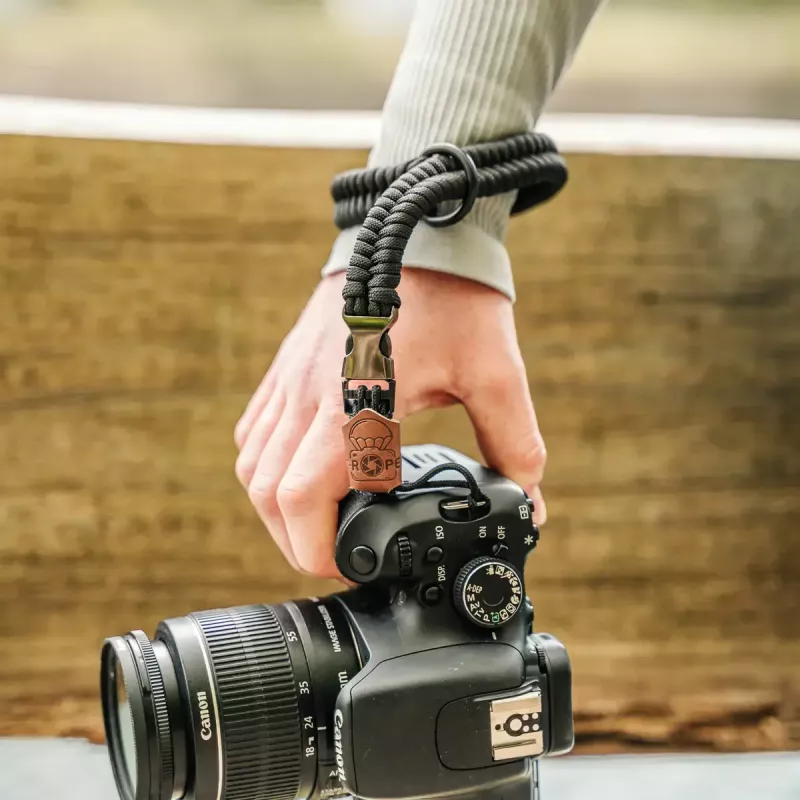 Camera Strap Foscam C-Rope Claw for Digital Camera, Nylon, Black, Max Length 30 cm