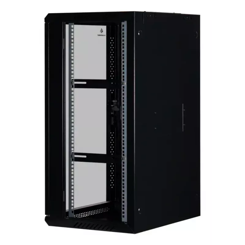 Wall Mounted Rack Rockstable RS19-6418 18U 19 inch Tempered Glass