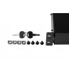 Drawer unit Rockstable 2 U 19 inch Lockable Drawer Steel Black