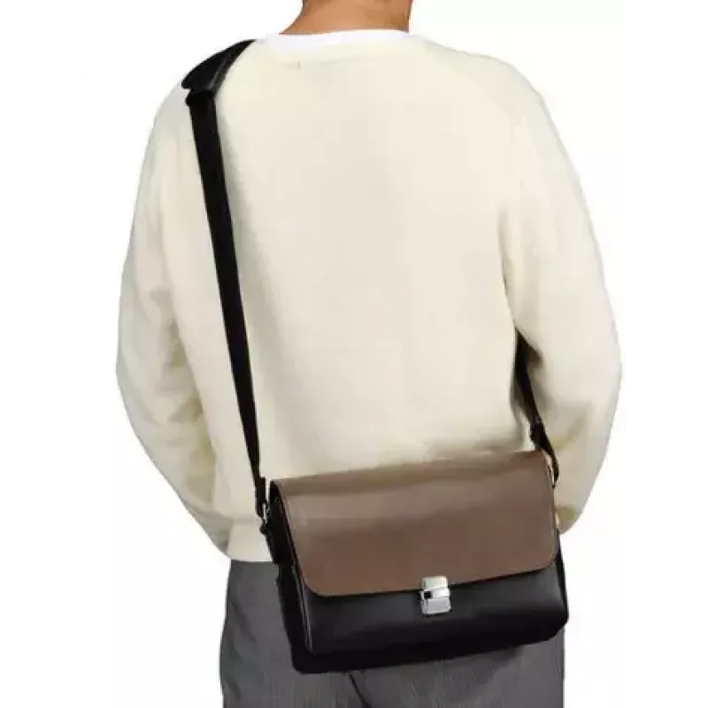 Shoulder case for Olympus cameras CBG-11 PR by OLYMPUS — black and brown, model V613014NW000