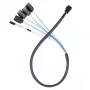 SILVERSTONE SAS to 4×SATA Cable CPS05-RE 0.6 m SFF-8643 to 4×7-pin SATA