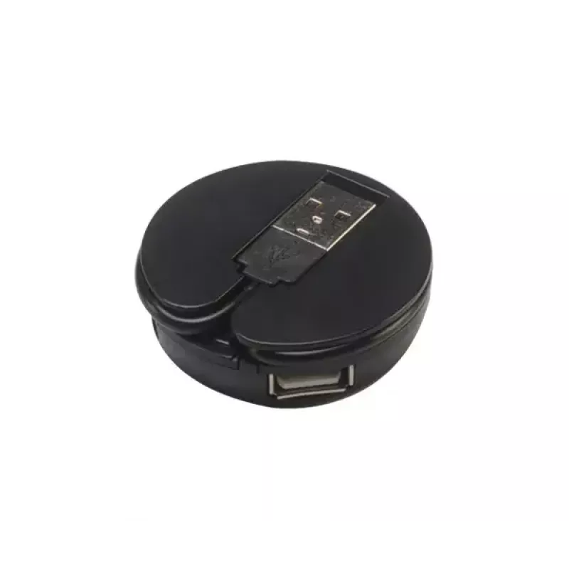 USB Hub Akasa Connect4C 4-IN-1 Black