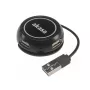 USB Hub Akasa Connect4C 4-IN-1 Black