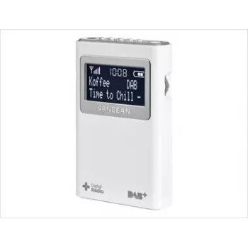 Portable Radio Sangean DPR-39 DAB+ FM LCD White