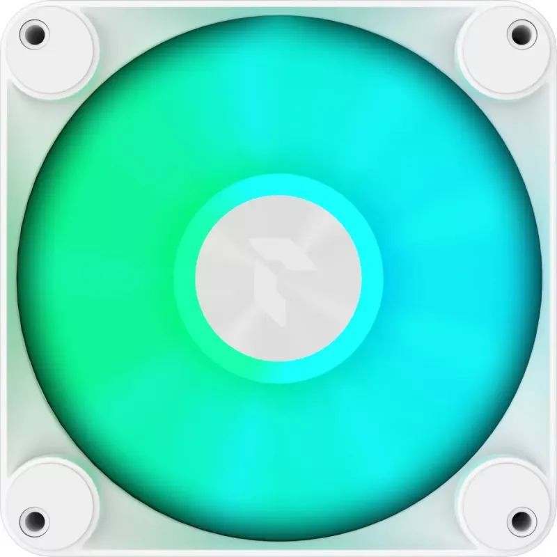 APNX 120 mm case fans 3-pack — APNX FP1-120 white, three 120mm cooling fans