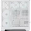 Tower PC case APNX V2-F-WT-v1, white, includes three tempered glass panels