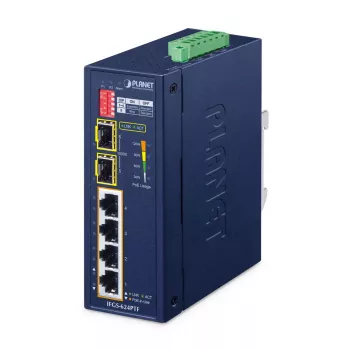 Unmanaged Switch PLANET IFGS-624PTF 4 Ports Fast Ethernet PoE
