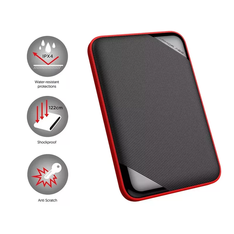 External Hard Drive Silicon Power 5TB USB 3.2 Armor A62