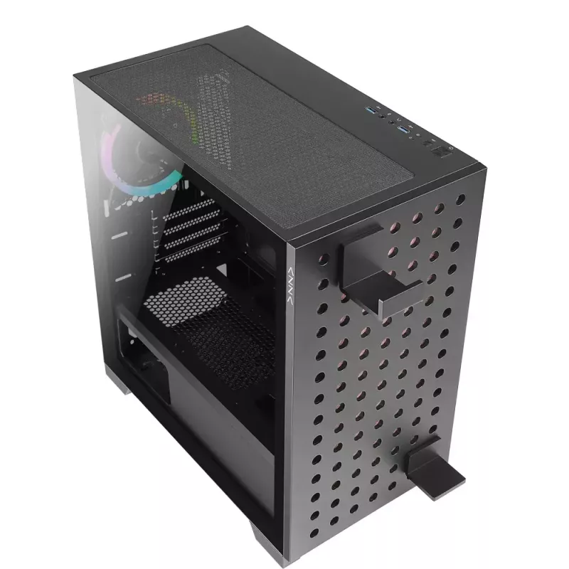 PC Case Azza Elise Tower Black, Tower, Black