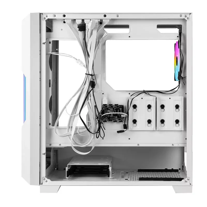PC case Azza Guardian Glass Midi Tower White