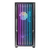 PC Case AZZA Guardian Glass Midi Tower — Black, ATX/Micro‑ATX/ITX/EATX, supports 3.5 inch×2 / 2.5 inch×4, front 120/140 mm fans