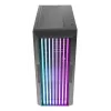 PC Case AZZA Guardian Glass Midi Tower — Black, ATX/Micro‑ATX/ITX/EATX, supports 3.5 inch×2 / 2.5 inch×4, front 120/140 mm fans