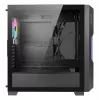 PC Case AZZA Guardian Glass Midi Tower — Black, ATX/Micro‑ATX/ITX/EATX, supports 3.5 inch×2 / 2.5 inch×4, front 120/140 mm fans